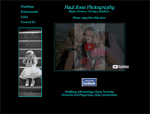 Tablet Screenshot of paulrosephotography.co.uk